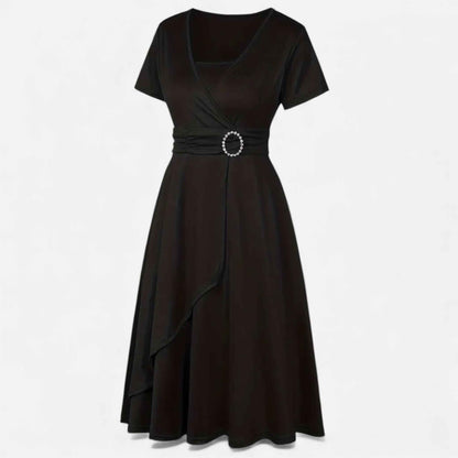 Women's Evening Gown with Rhinestone Accents