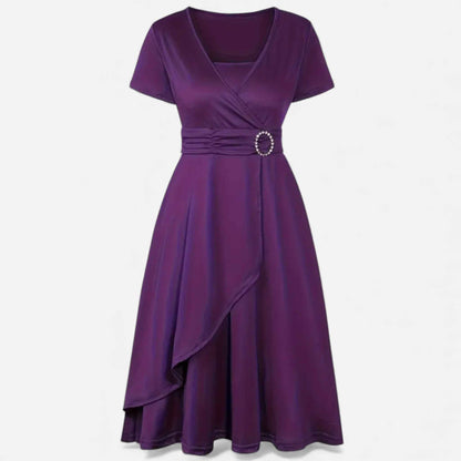 Women's Evening Gown with Rhinestone Accents