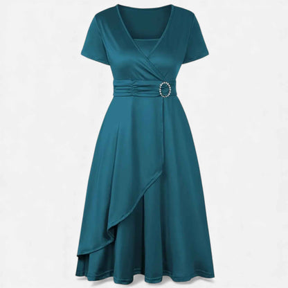 Women's Evening Gown with Rhinestone Accents
