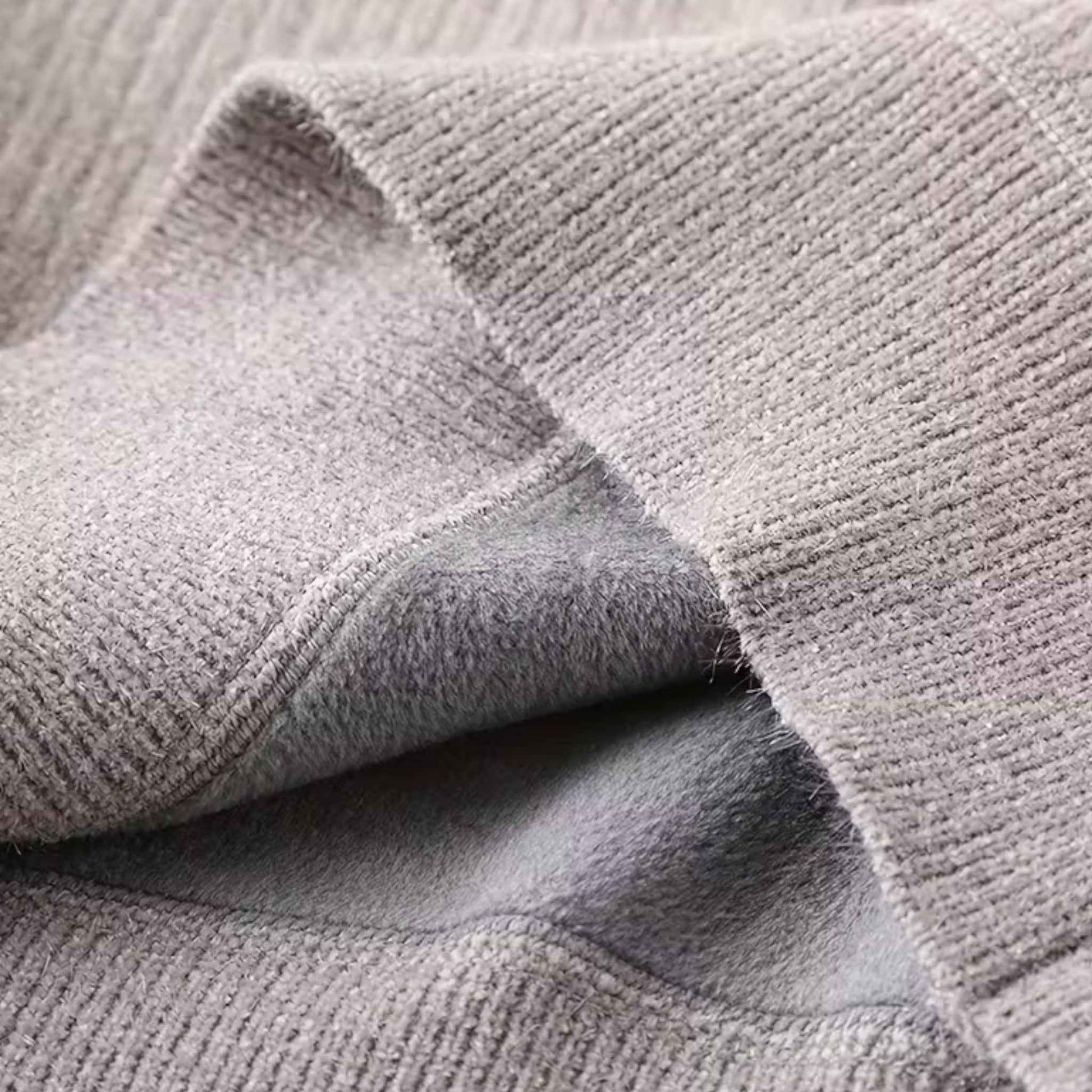 Men’s Thick Half-Zip Striped Knit Sweater