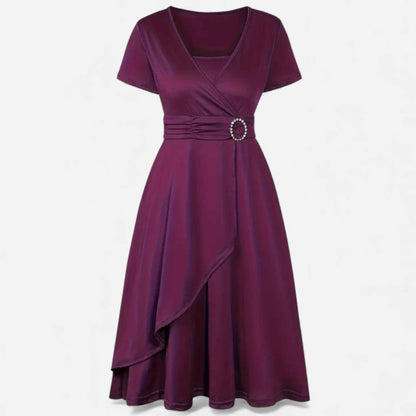Women's Evening Gown with Rhinestone Accents