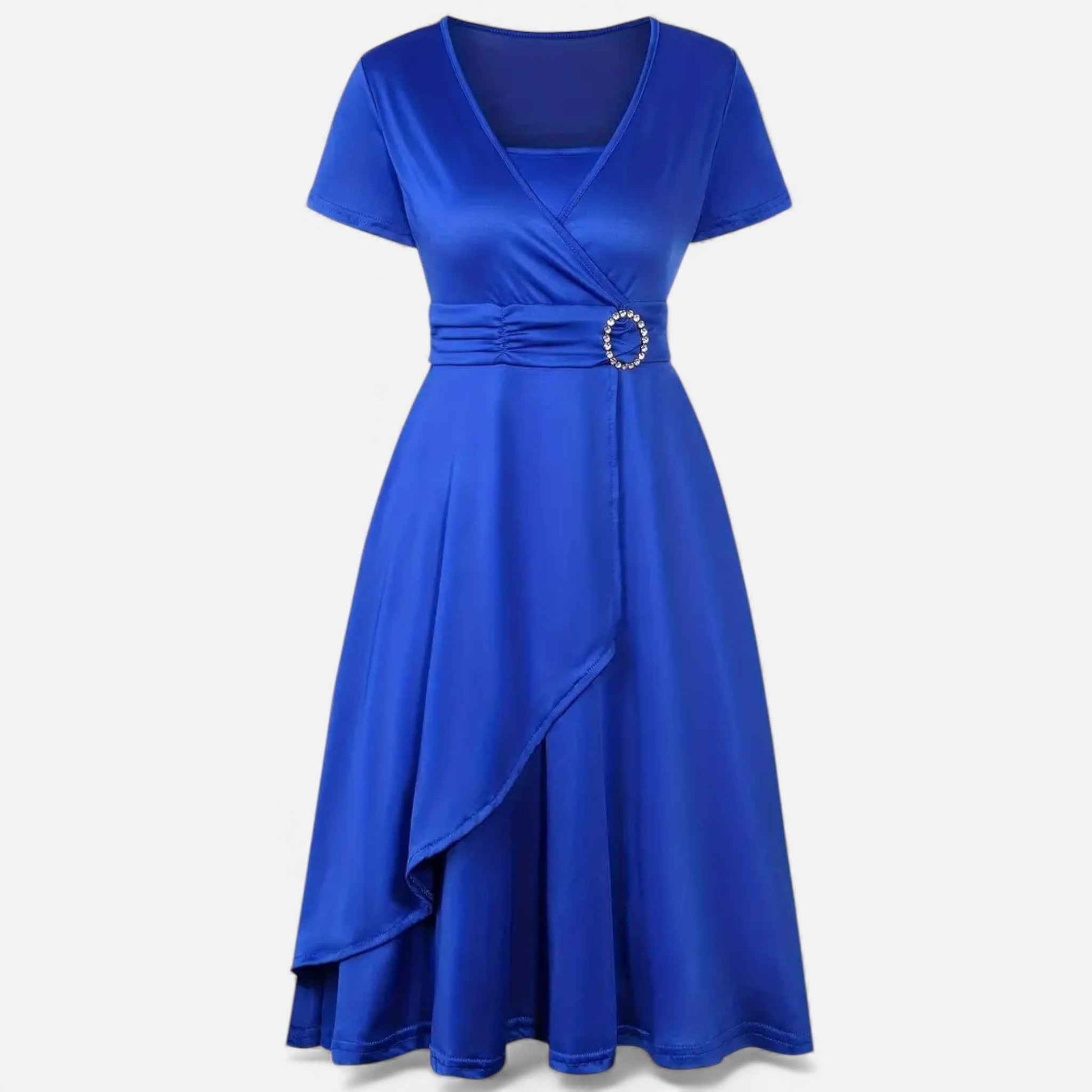 Women's Evening Gown with Rhinestone Accents