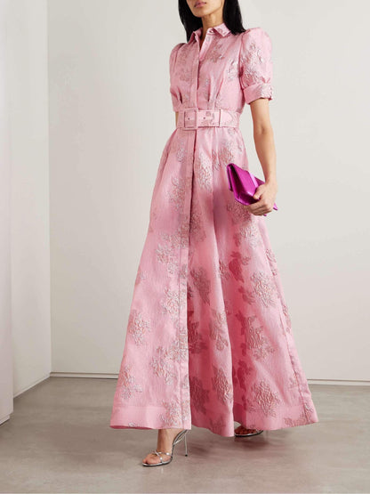 Anabella™ Short Puff Sleeves Dress