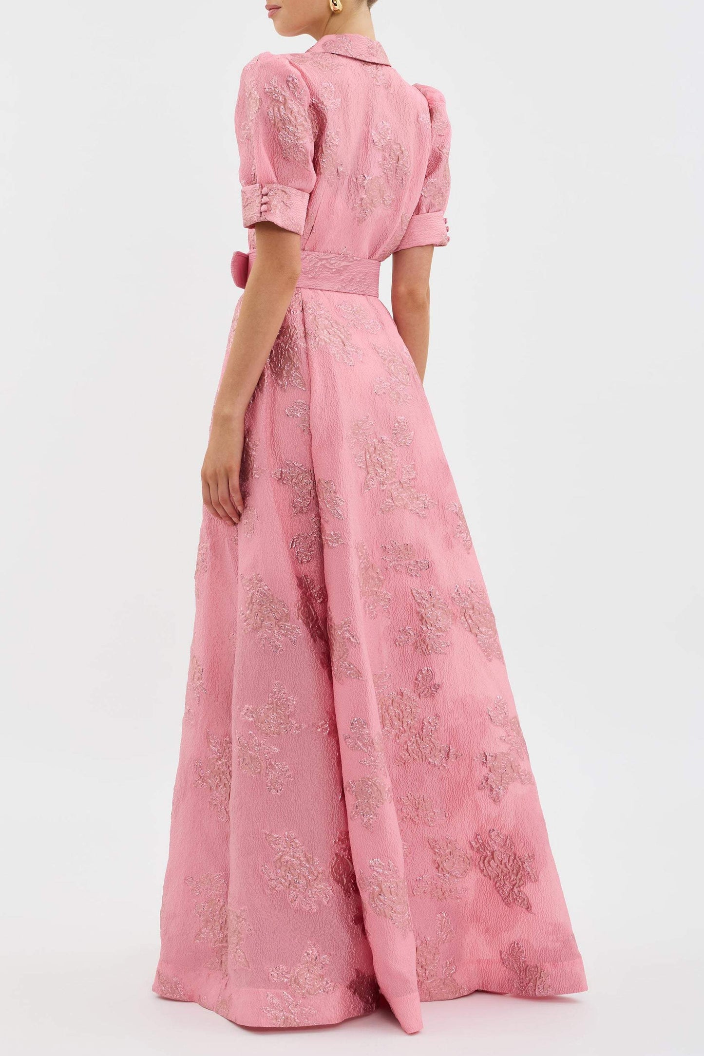 Anabella™ Short Puff Sleeves Dress