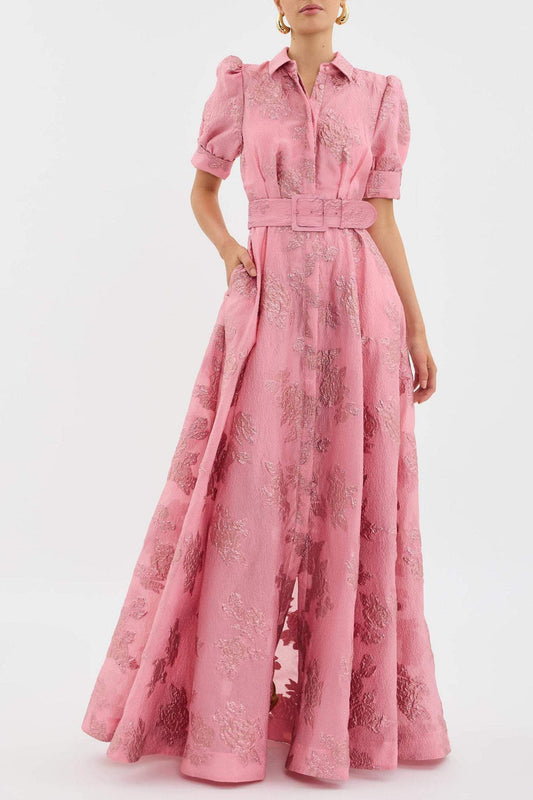 Anabella™ Short Puff Sleeves Dress