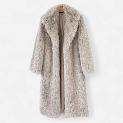 Women’s Long Faux Fur Overcoat
