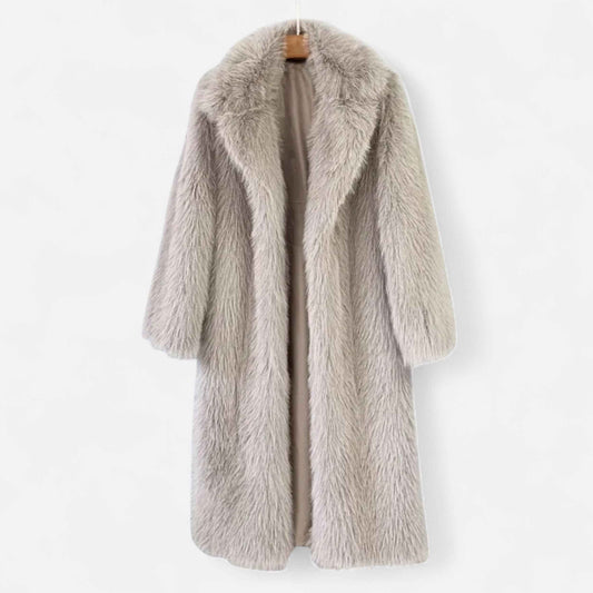 Women’s Long Faux Fur Overcoat