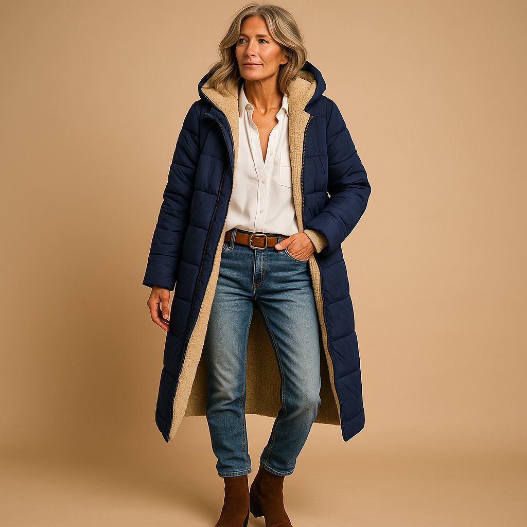 Women's Quilted Long Padded Coat – Ultimate Winter Warmth