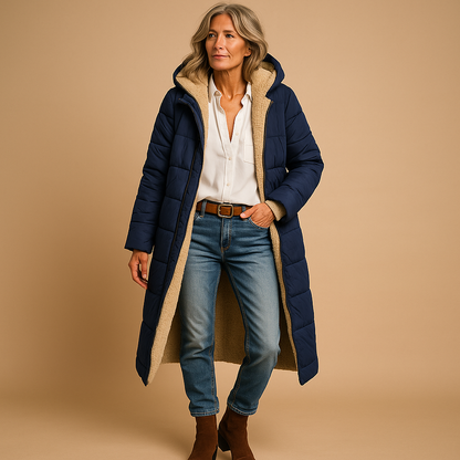 Women's Quilted Long Padded Coat – Ultimate Winter Warmth