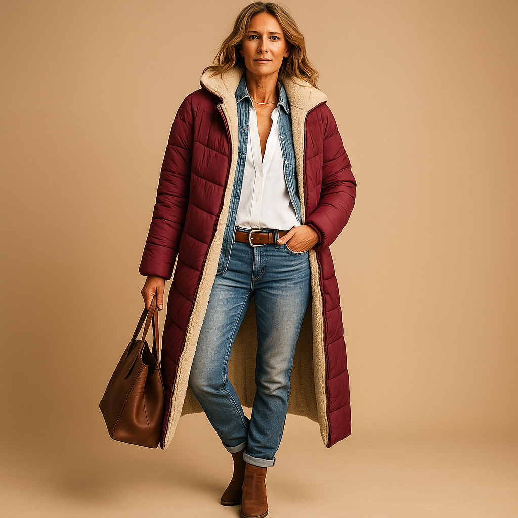 Women's Quilted Long Padded Coat – Ultimate Winter Warmth