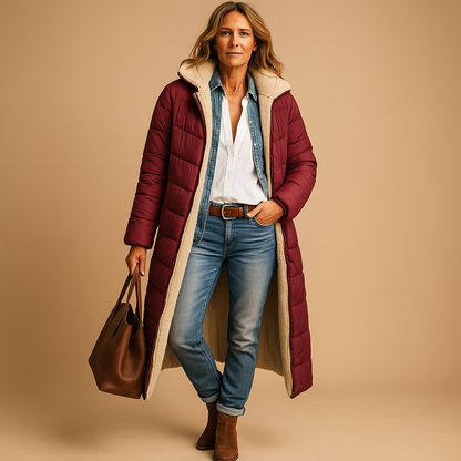 Women's Quilted Long Padded Coat – Ultimate Winter Warmth