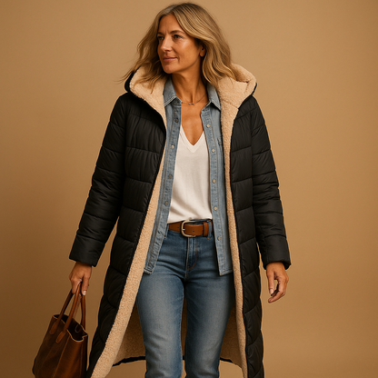 Women's Quilted Long Padded Coat – Ultimate Winter Warmth