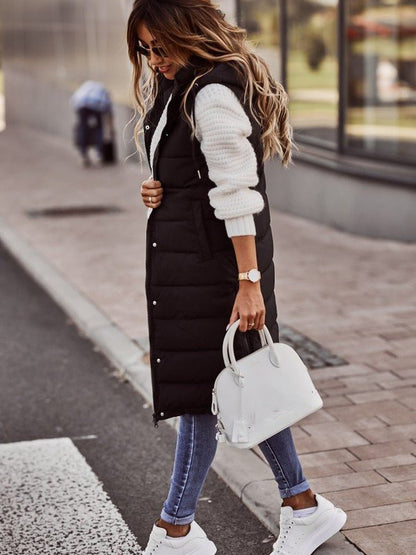 Zara | Quilted Knee-Length Winter Jacket