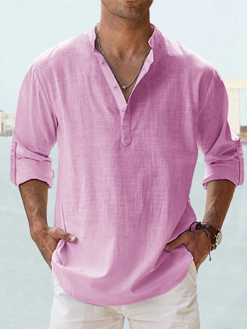 Leon Breathable Linen Shirt