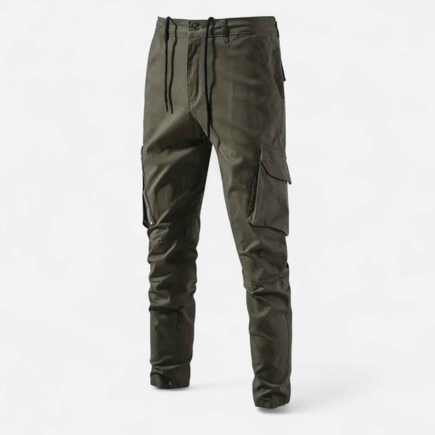 Cotton Utility Cargo Trousers