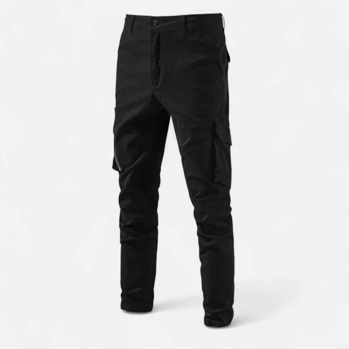 Cotton Utility Cargo Trousers - Navenport