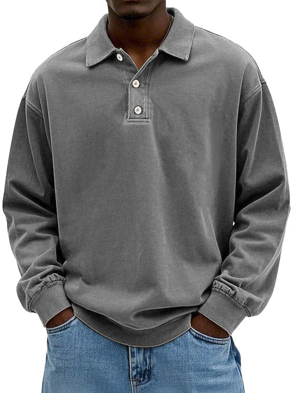 Andrew™ Vintage long-sleeved Polo