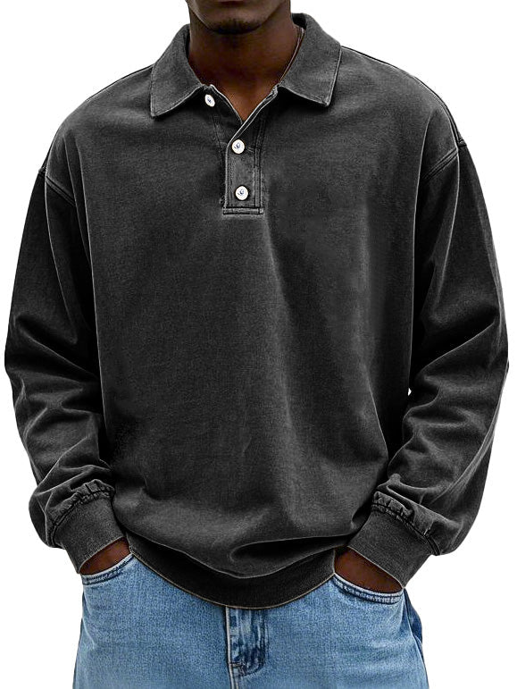 Andrew™ Vintage long-sleeved Polo