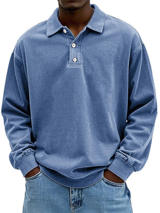 Andrew™ Vintage long-sleeved Polo