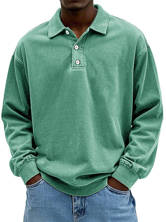 Andrew™ Vintage long-sleeved Polo
