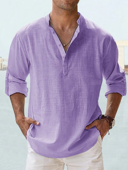 Leon Breathable Linen Shirt