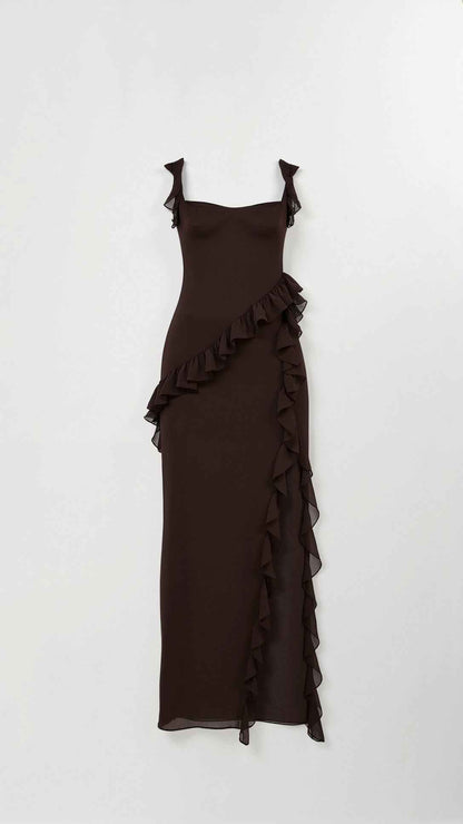 Ruffled Maxi Dress