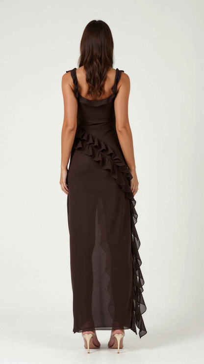 Ruffled Maxi Dress