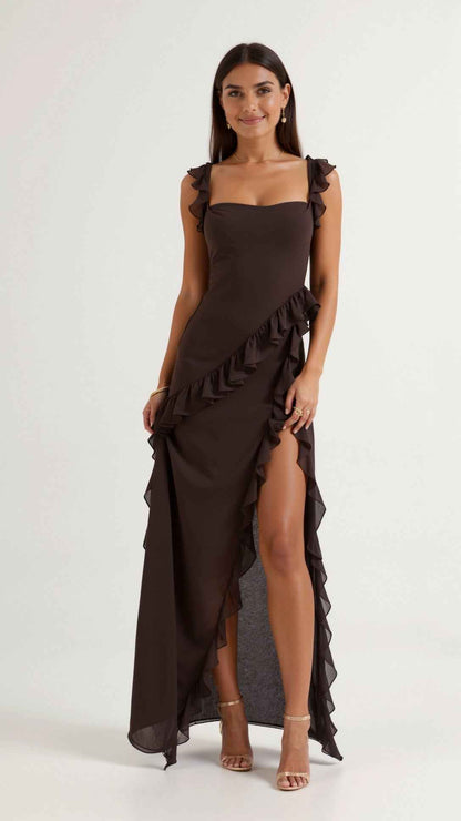 Ruffled Maxi Dress