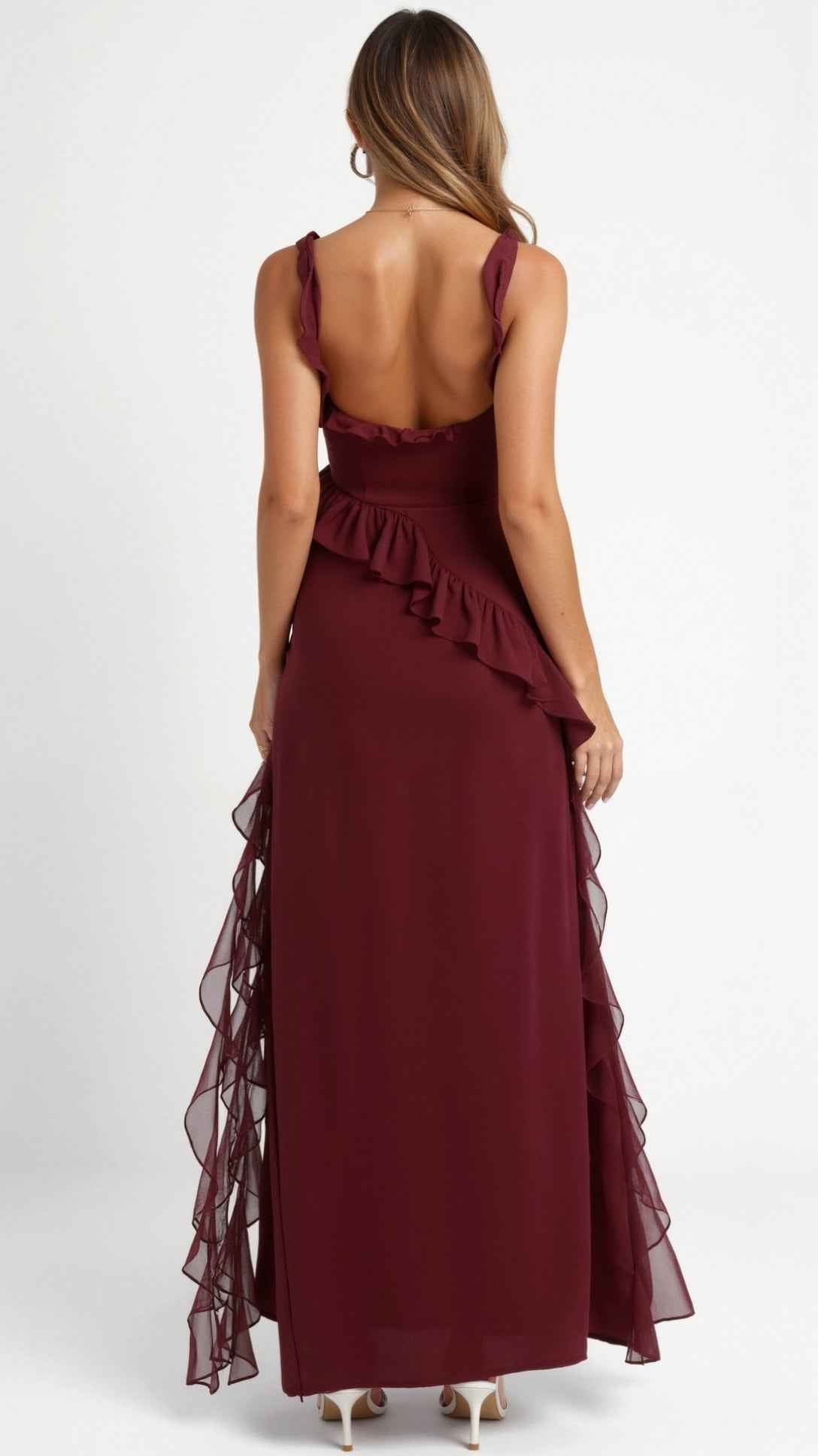 Ruffled Maxi Dress