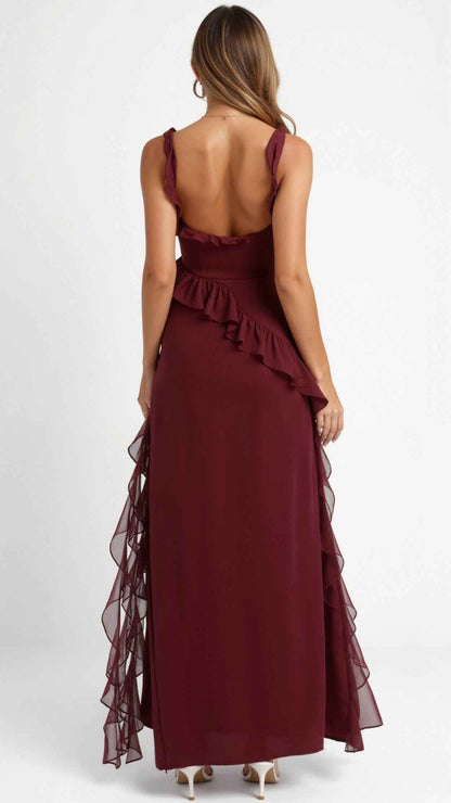 Ruffled Maxi Dress