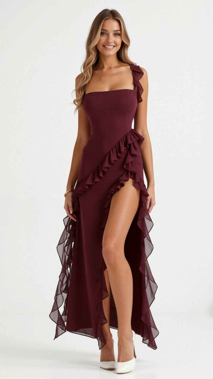 Ruffled Maxi Dress
