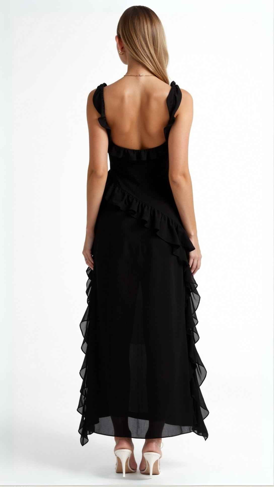 Ruffled Maxi Dress