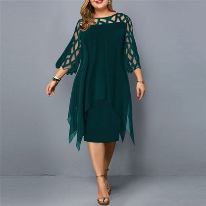 Kirsty | Elegant Midi Dress That Moves With You