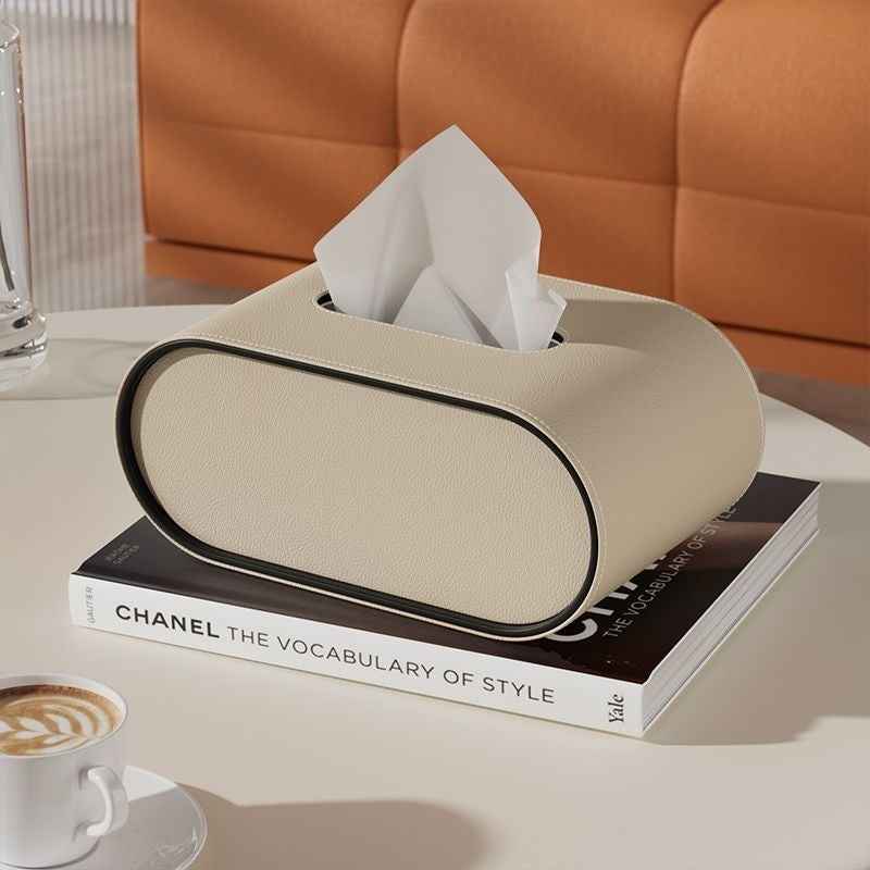 Cortona™ Leather Tissue Box