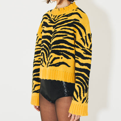 Joëlle Jacquard™ Distressed Sweater